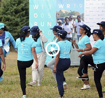 Allianz world run 2019 à Madagascar