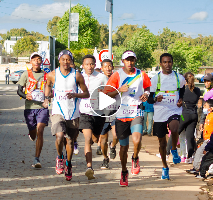 Allianz world run 2022 à Madagascar
